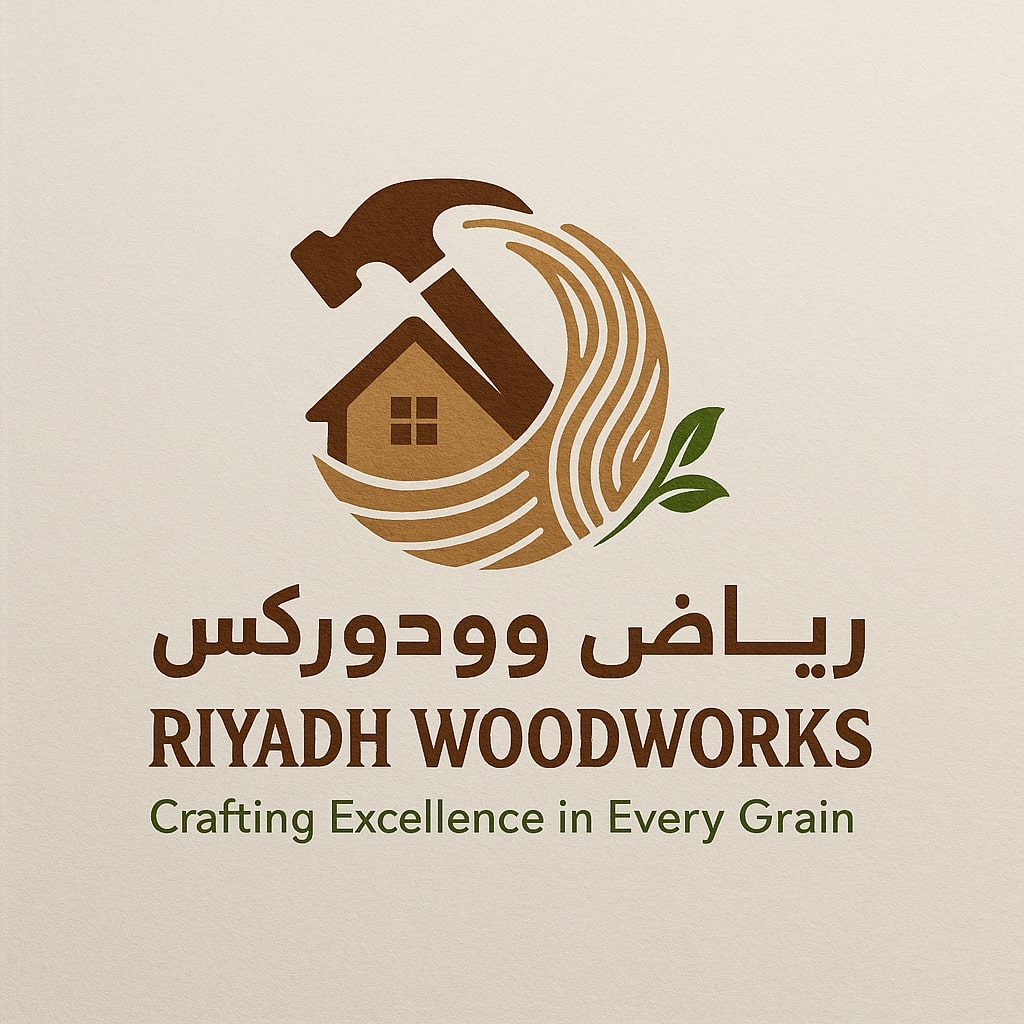 Craftsman working on wooden furniture