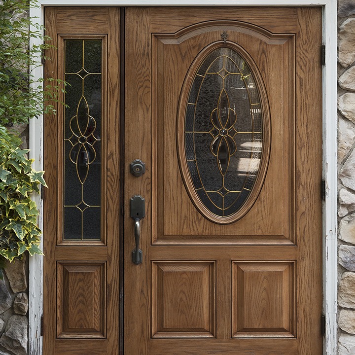 Custom wooden doors